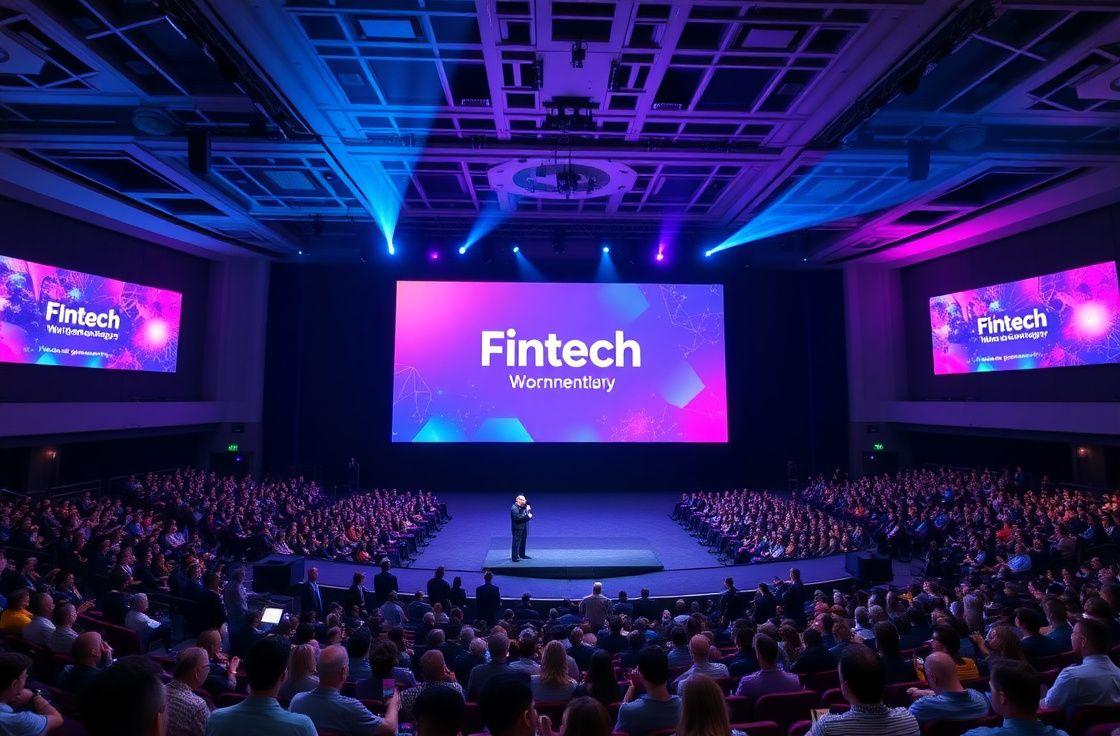 Main stage keynote at a regional fintech summit near KLCC